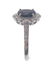 Vintage Dark Blue Sapphire & Diamond Platinum Ring - 4