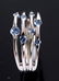 Montana Yogo Sapphire 14K White Gold Ring - 10