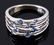 Montana Yogo Sapphire 14K White Gold Ring - 16