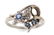 Montana Yogo Sapphire & Diamond 14K Gold Ring - 7