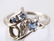 Montana Yogo Sapphire & Diamond 14K Gold Ring - 9