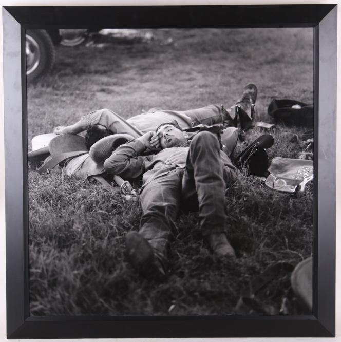 1998 Wouter Deruytter Cowboy Code Gelatin Silver: For your consideration is this original 1998 Wouter Deruytter "Cowboy Code" series Gelatin Silver photograph. Deruytter was born in 1967 in Belgium. Wouter Deruytter is well known for his images of ma