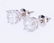 RARE 3.30 ct Diamond 18K Gold Stud Earrings - 2