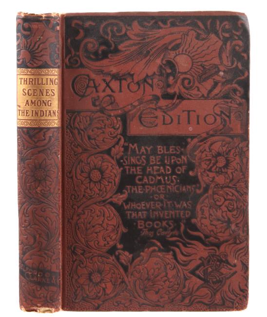 1884 Adventures Among the Indians Caxton Edition: Offered in this lot we have Adventures Among the Indians Caxton Edition by W. H. G. Kingston originating from 1884. The book is about the stories and interactions with Native Americans during the mid 