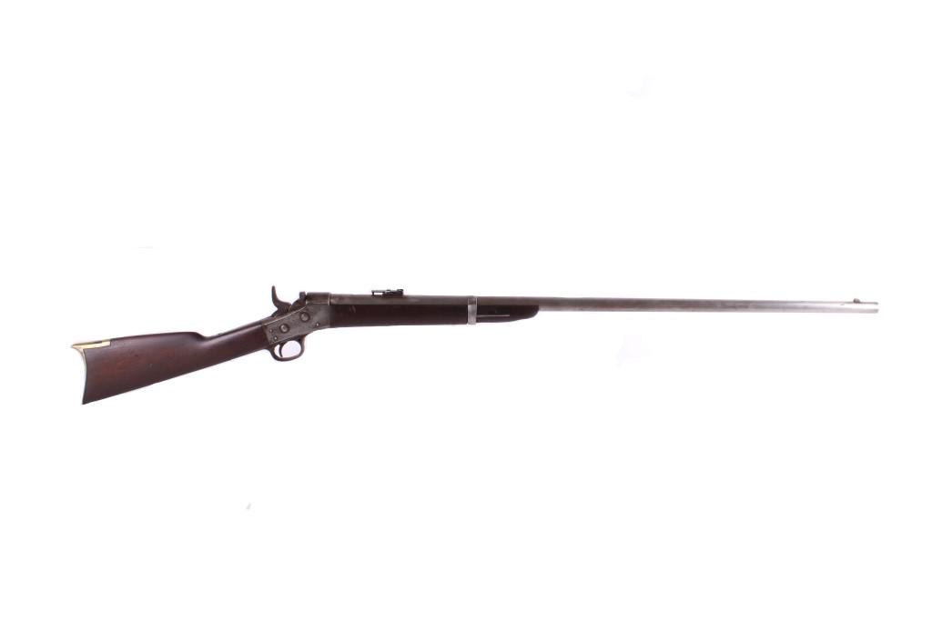Springfield Model 1871 .50 Cal Rolling Block Rifle: For your consideration is a Springfield Model 1871 rolling block rifle. This rifle utilizes a 36” round barrel chambered in .50 caliber. The Model 1871 began production by Springfield Armory in 1871