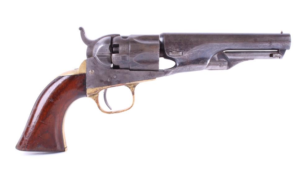 Civil War Colt Model 1862 .36 Cal Police Revolver: Included in this lot is an early Civil War Manufacture Colt five-shot .36 caliber percussion Model 1862 Police Revolver. This very fine example with correct 4 ½ inch barrel was manufactured during th