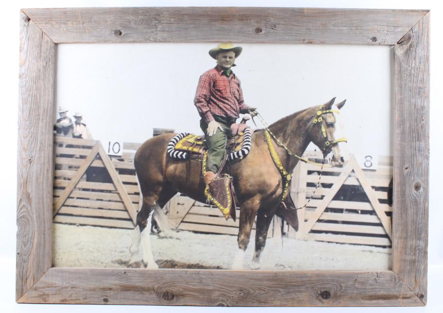Original Ralph Doubleday Leo Kramer Rodeo Photo: For your consideration is an original Ralph Doubleday Leo Kramer rodeo photograph from the Western Bar in Billings, Montana. Ralph Russell Doubleday was a prominent rodeo photographer from 1910-1952.
