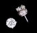 Classic Antique Style 1.04 ct Diamond 14K Earrings - 2