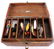 Antique Wooden Loaded Tackle Box - 11
