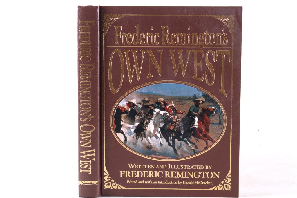 Frederic Remington's Own West Illustrated Edition: For your consideration is this 1996 Frederic Remington's Own West illustrated 1st edition edited and with introduction by Harold McCracken. This book tells tales of the great western artist's eyewitne