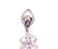Rare Unheated Pink Sapphire & Diamond 18K Earrings - 10
