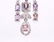 Rare Unheated Pink Sapphire & Diamond 18K Earrings - 12