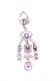 Rare Unheated Pink Sapphire & Diamond 18K Earrings - 2