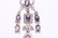 Rare Unheated Pink Sapphire & Diamond 18K Earrings - 6