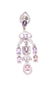 Rare Unheated Pink Sapphire & Diamond 18K Earrings - 9