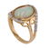 Rare Ethiopian Opal & Diamond 14K Gold Ring - 4