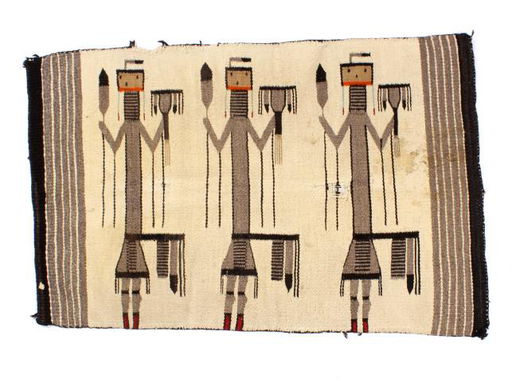 Navajo Female Yei Or Yeibichai Crownpoint Rug 1900 Jun 27 2020 North American Auction Company In Mt
