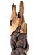 Large Hand Carved Elephant Herd Wooden Statue - 2