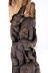 Large Hand Carved Elephant Herd Wooden Statue - 3