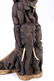 Large Hand Carved Elephant Herd Wooden Statue - 4