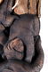 Large Hand Carved Elephant Herd Wooden Statue - 7
