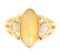 Rare Ethiopian Opal & Diamond 14K Gold Ring