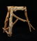 Unique Rustic Pine Log Saddle Stand - 2