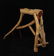 Unique Rustic Pine Log Saddle Stand - 3