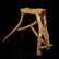 Unique Rustic Pine Log Saddle Stand - 4