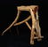 Unique Rustic Pine Log Saddle Stand - 5