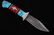 Navajo D Yellowhorse Turquoise Eagle Kachina Knife