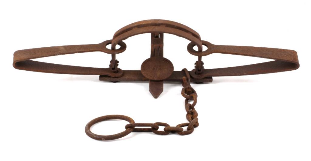 Denali Fur and Trade Company HBC No. 15 Bear Trap: For your consideration is this Denali Fur and Trade Company HBC No. 15 bear trap. This is a Hudson Bay Company and Denali Fur & Trade Company number 15 bear trap that shows really good condition with 