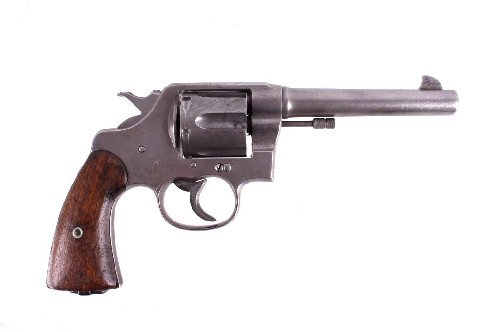Colt U.S. Army Model 1917 .45 ACP Revolver c.1918: For your consideration is a Colt Model 1917, U.S. Army issue .45 ACP caliber, World War I revolver. When the United States entered World War I, the government arsenals were not prepared to issue the s