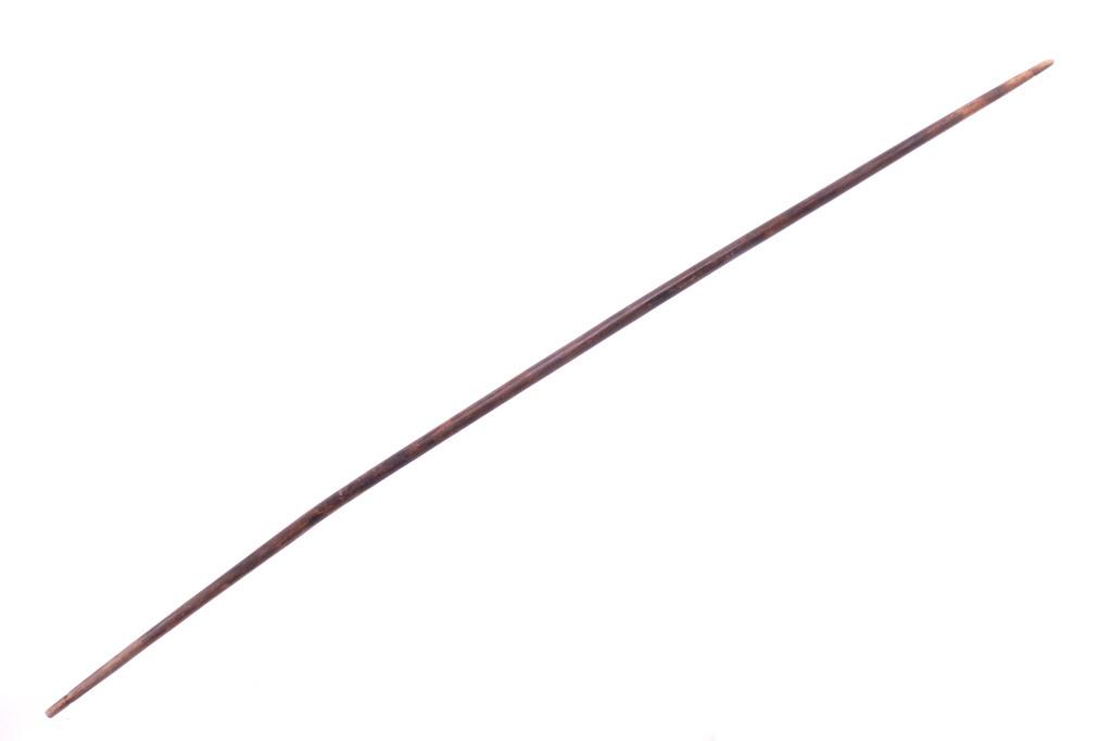 Southern Plains Indians Wood Carved Bow: For your consideration is this Southern Plains Indians wood carved bow, circa mid 1900's. The bow appears to be dated from the mid 1900's. The bow shows a cylindrical design to the craftsmanship, with