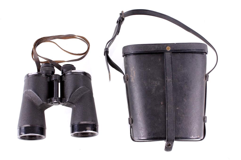 Bausch & Lomb 7 x 50 Binoculars w/ Tactical Case: For your consideration is this Bausch & Lomb 7 x 50 binocular pair with tactical black case. The binoculars are great and have a case consistent with the Korean War era, however this is not confirmed.