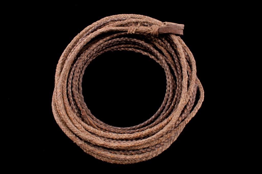 Double Hondo Rawhide Colt Starting Riata c. 1890 (1 of 12)