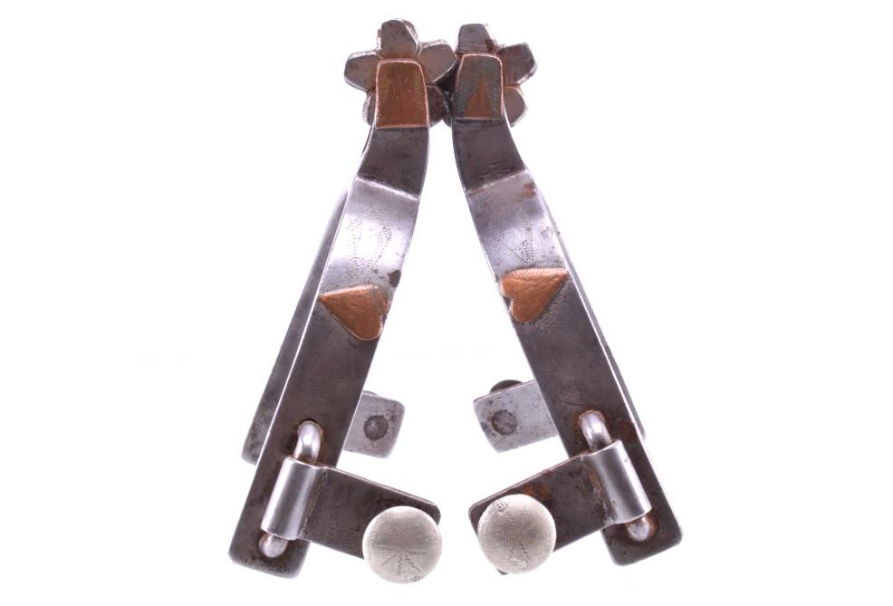 J.R. McChesney (1867-1928) Silver & Copper Spurs (1 of 16)