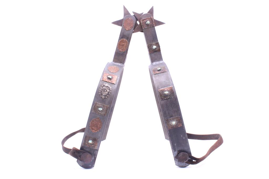 Gigantic Shop Showcase Prop Spurs circa 1940's (1 of 20)