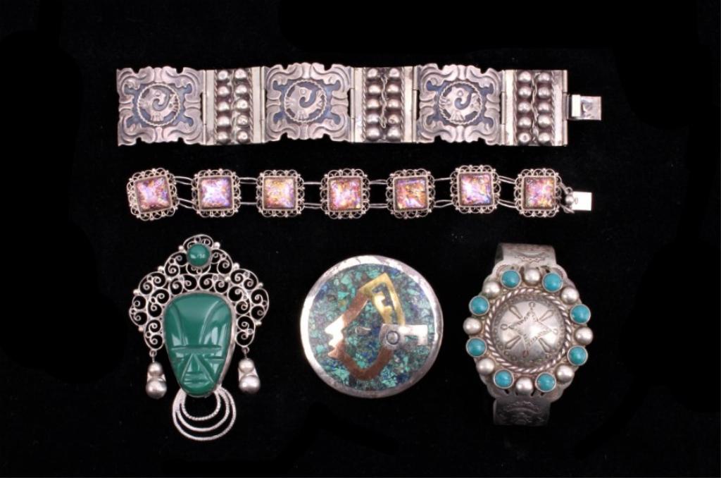 Sterling Various Pin & Bracelet Collection (1 of 20)
