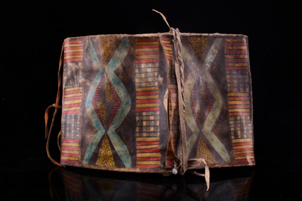 Lakota Sioux Ogalala Parfleche Polychrome Envelope (1 of 15)