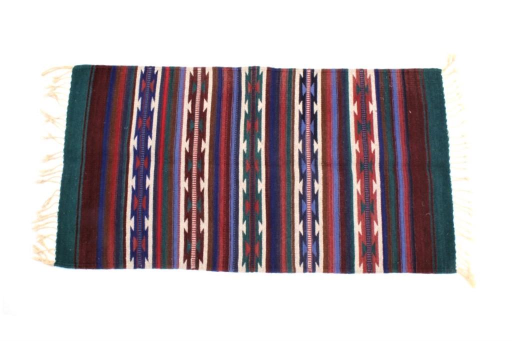 Zapotec Multi Color Eye Dazzler Rug 31"X58" (1 of 10)