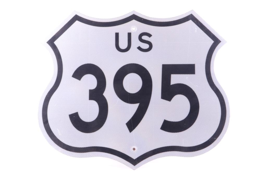 U.S. Route 395 Marker Sign (1 of 9)