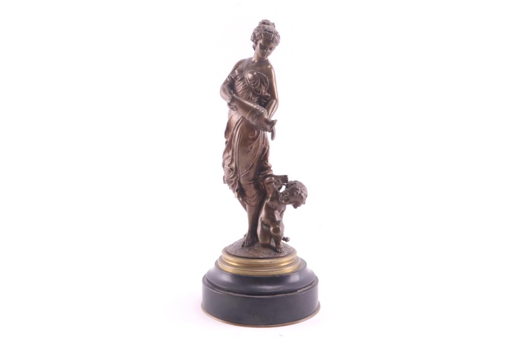 Bronze "Mace" Sculpture by Guillaume Deniere 1800s (1 of 13)