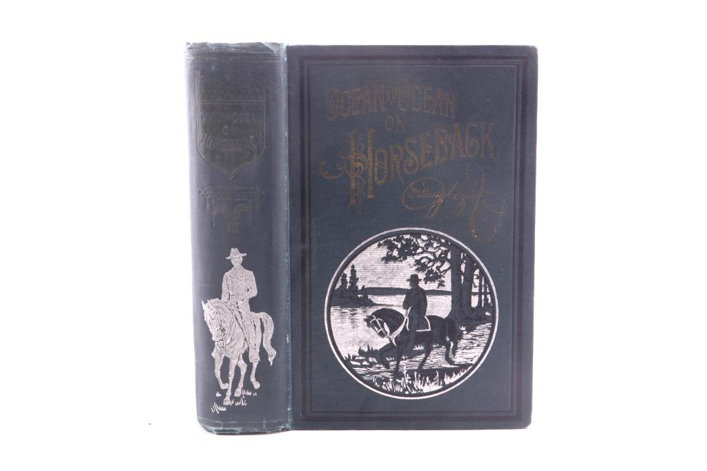Ocean to Ocean on Horseback By Captain W. Glazier: This is an edition of "Ocean to Ocean on Horseback" by Captain Willard Glazier (1841-1905), published in 1896. The book chronicles the author's journey from Boston, Massachusetts to San Francisco, Cal