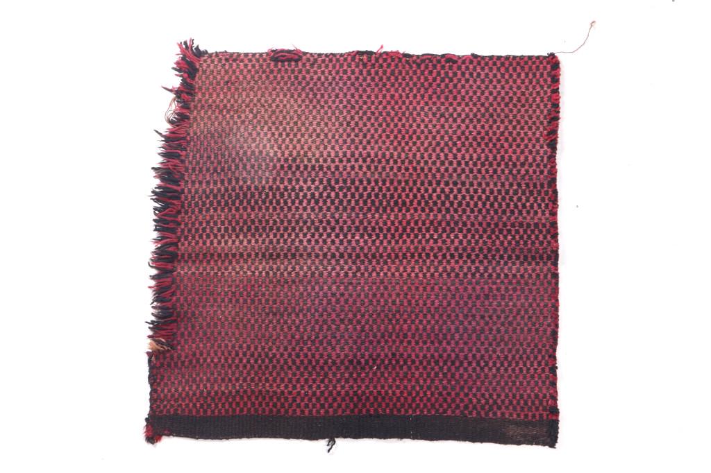 Navajo Checkered Saddle Blanket circa 1950's (1 of 10)