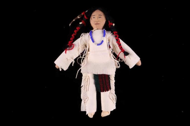 Lakota Sioux Beaded Hide Doll c. 2019 (1 of 12)
