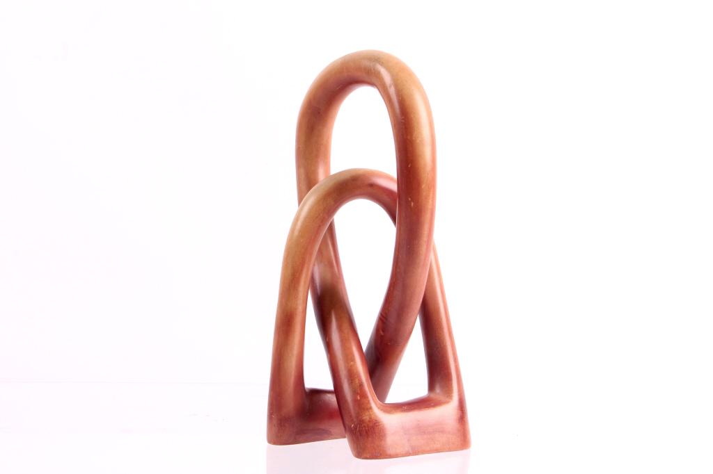 Kenyan Catlinite Optical Illusion Sculpture (1 of 12)