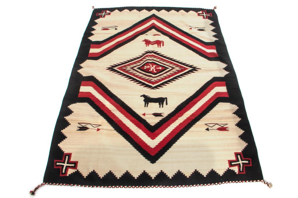 Ganado Promontory Wool Large Rug by Jose Chavez (1 of 11)