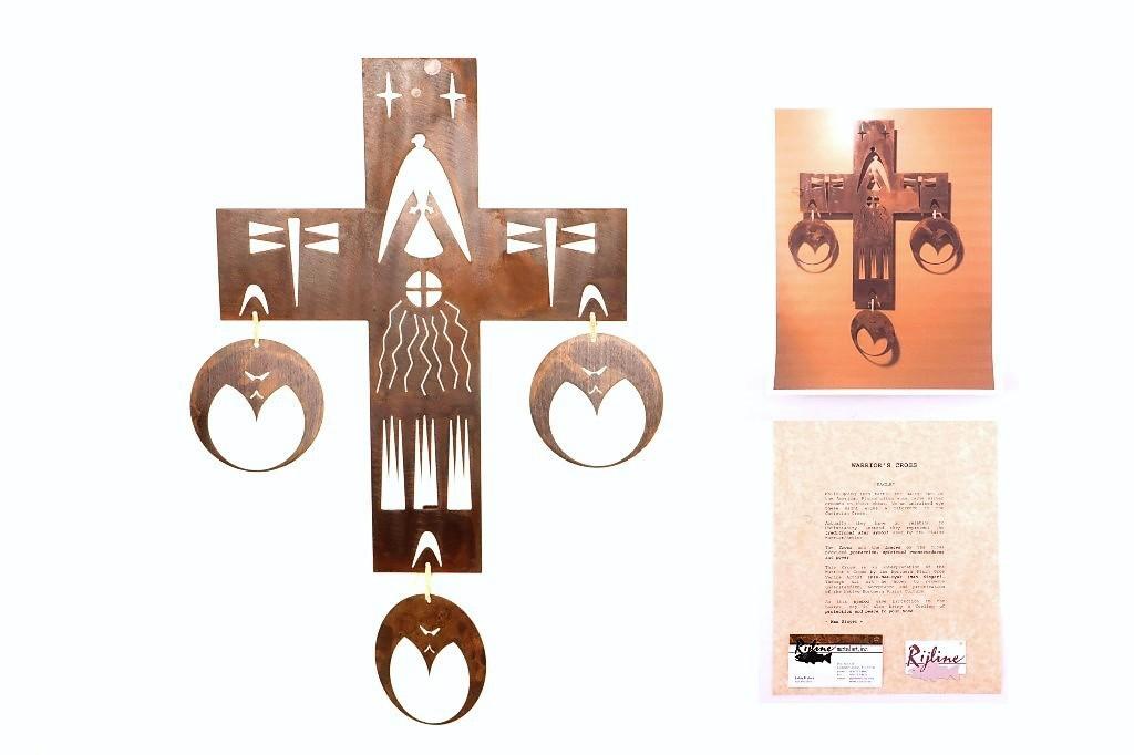 Northern Plains Eagle Warrior's Eagle Metal Cross (1 of 17)