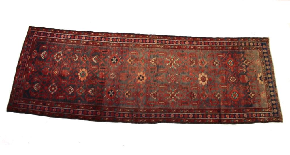 1930's Bijar Persian Hand Knotted Wool Runner Rug (1 of 16)